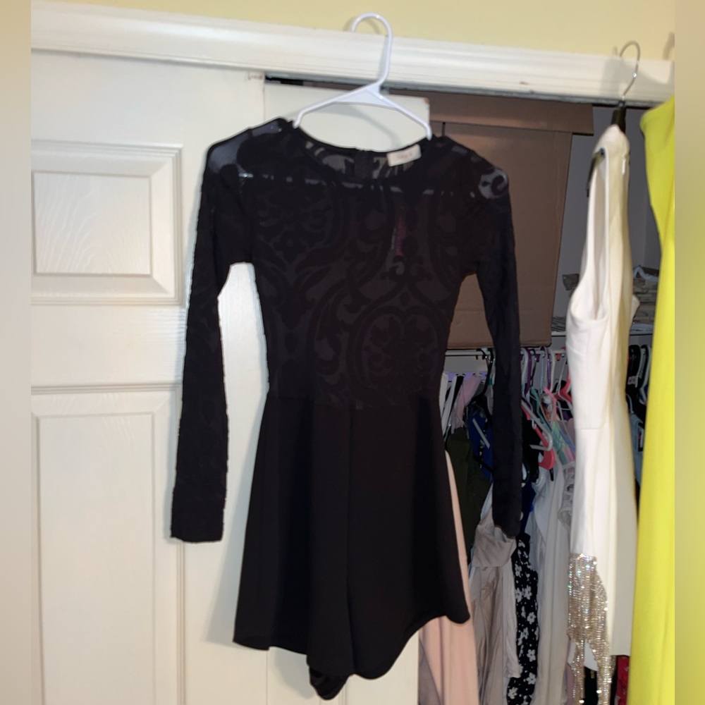 Seduction By Sirens Womens Small Black Romper - **NEVER WORN**